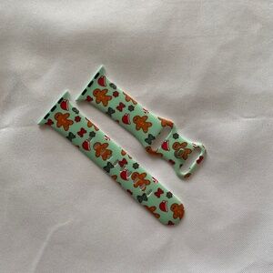 Gingerbread Man Smartwatch Christmas Holiday Silicon Band